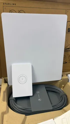 Starlink Mini X com Roteador Wi-Fi | Internet via Satélite Portátil para Conectar Onde Est