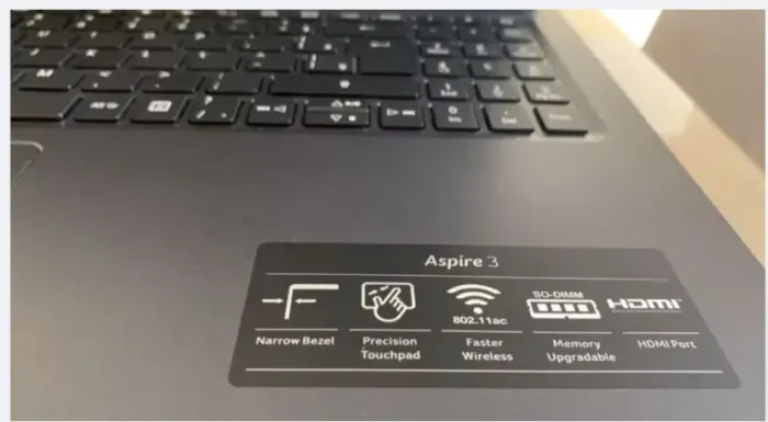 Notebook Acer Aspire 3
