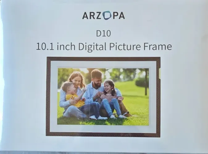 Porta Retrato Digital Arzopa D10 WiFi 10.1 HD 32GB+80.000 fotos - Original - Lacrado