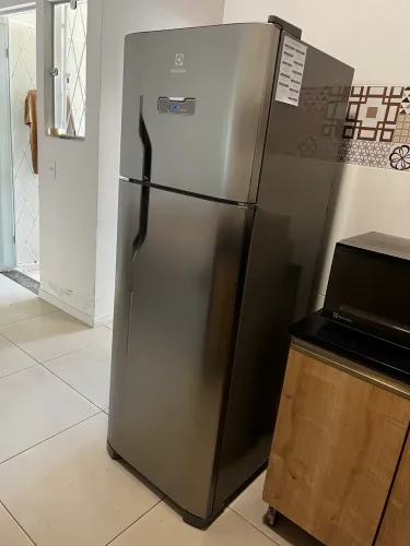 Geladeira Electrolux Frost Free Inox Duplex Prata 371L