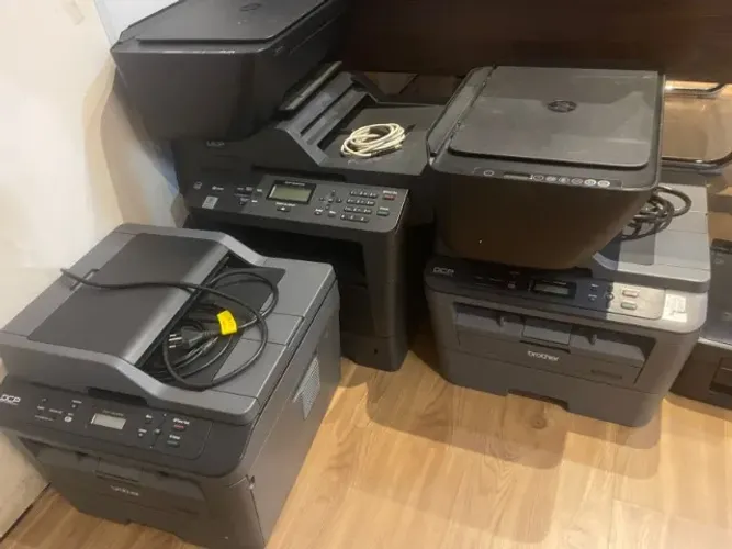 EQUIPAMENTOS DE ESCRITÓRIO (IMPRESSORAS, MAQUINAS DE CONTAR CÉDULAS; MONITORES) LEIA !!