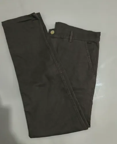 Calça Masculina Marrom Café - Tamanho 46