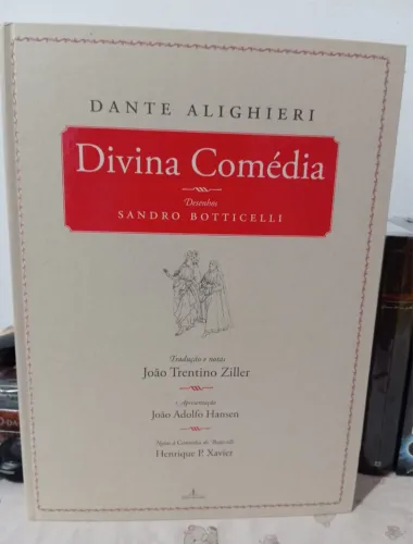 Livro Edição de luxo da obra Divina Comédia de Dante Alighieri.