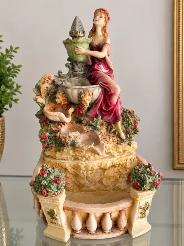 FONTE DECORATIVA VINTAGE - PEÇA ESCULTURAL