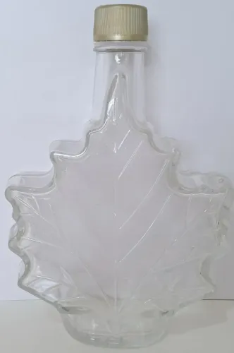 Garrafa de Vidro em Forma de Folha - 510 ml