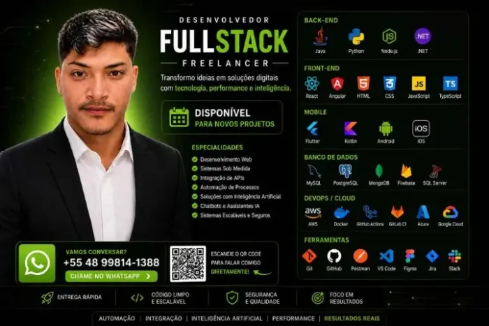 Criação de Sites e Sistemas Web Profissionais