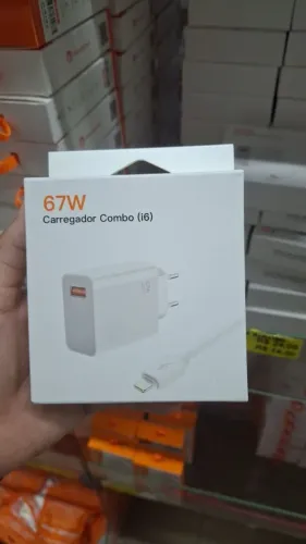 Carregador de iPhone 67w completo 