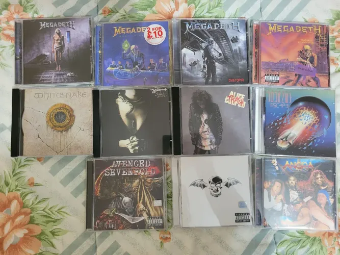 Cds Rock e Heavy Metal