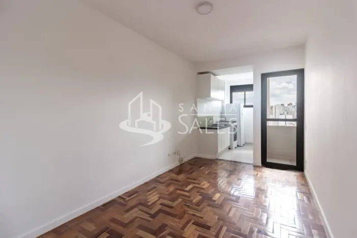 Apartamento para locação na Bela Vista, São Paulo-SP: 1 quarto, 1 sala, 1 banheiro - 42,00