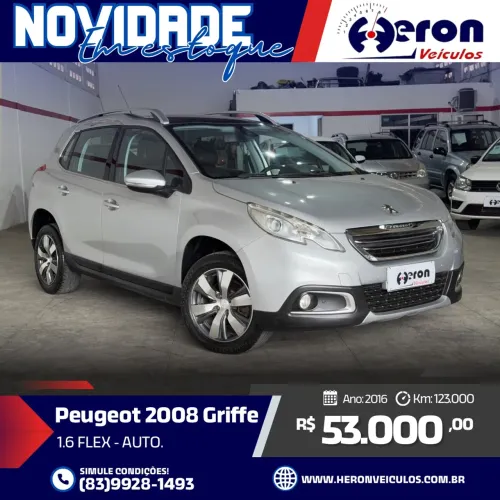 Peugeot 2008 Griffe 1.6 Flex 16V 5P Aut. 2016