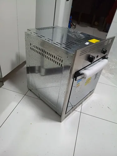 Forno a gás embutir 50l novo na caixa nunca foi usado inox