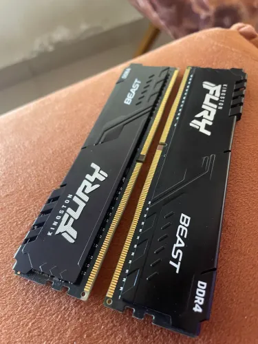 Memórias RAM DDR4 Fury Kingston 2x8gb
