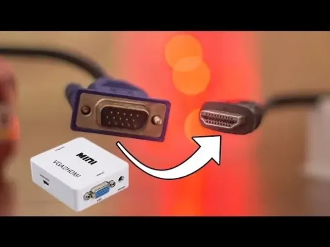 Conversor De Áudio E Vídeo Vga Para Hdmi 1080p Kp-3466 Knup