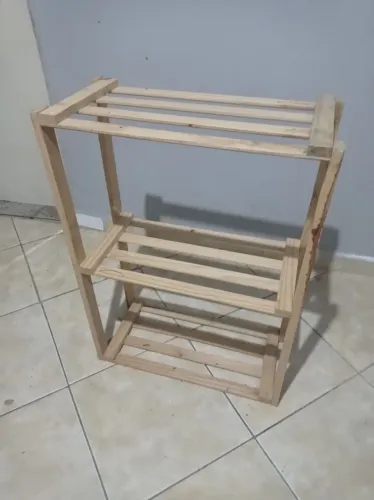 Mini Estante de Madeira