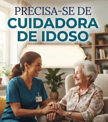Vagas para cuidadora de idosos!