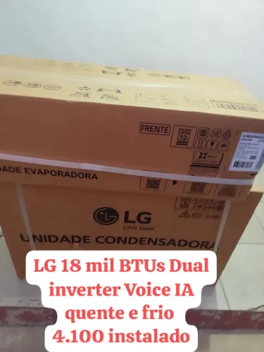 Vendo ar condicionados 9, 12, 18, 22, 24, 36 BTUs, já com instalação