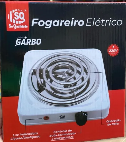 Vendo fogareiro elétrico na caixa