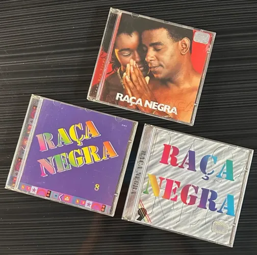 Lote 3 Cd Raça Negra Vem Pra Ficar - Samba Anos 90 - Combo Original