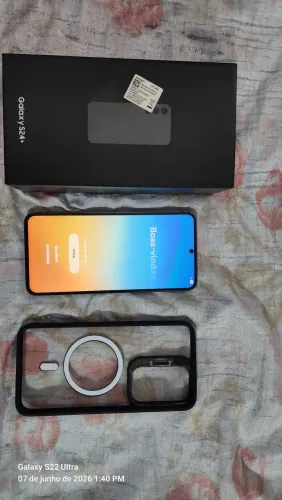 Samsung s24 plus 12GB e 256GB com nota fiscal é garantia até 04/09/2026