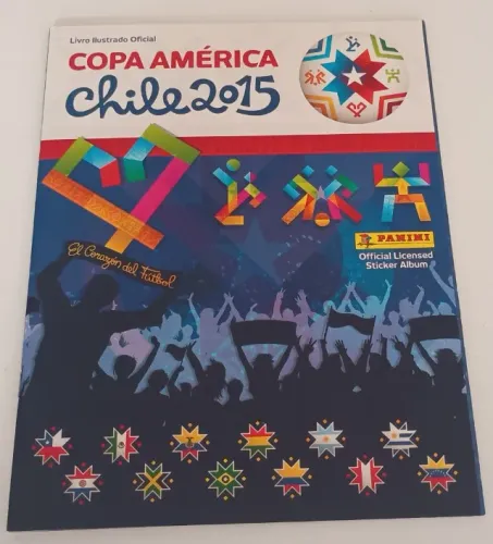 Álbum de Figurinhas Vazio - Copa América: Chile 2015 