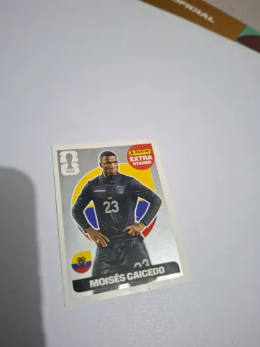 Figurinha Moises Caicedo legend prata panini 2026