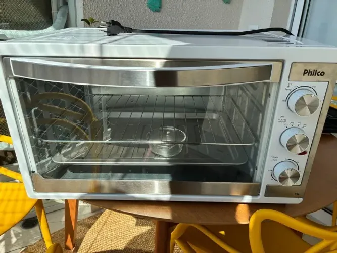 Forno Elétrico Philco 50L Branco Dupla Resistência PFE52B