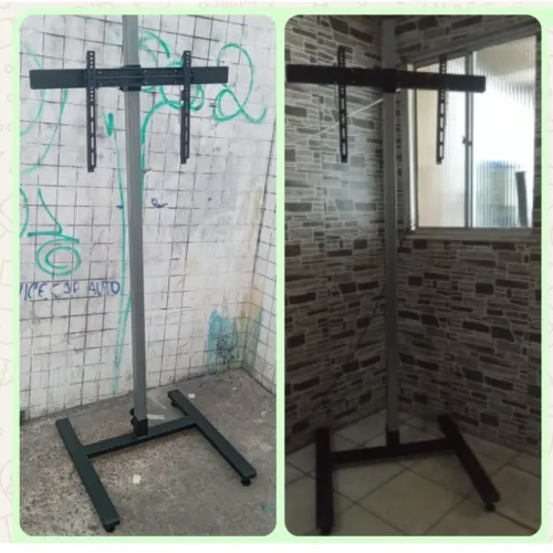 SUPORTE PARA TV PROFISSIONAL MODELO PEDESTAL REGULÁVEL DE 32 A 75 POLEGADAS 