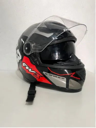 Capacete fw3 com óculos interno