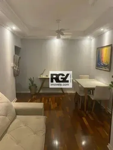 Apartamento com 2 dormitórios à venda, 70 m² por R$ 381.000,00 - Aparecida - Santos/SP