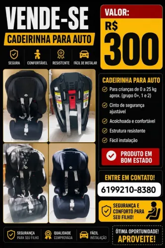 Cadeira pra automóvel