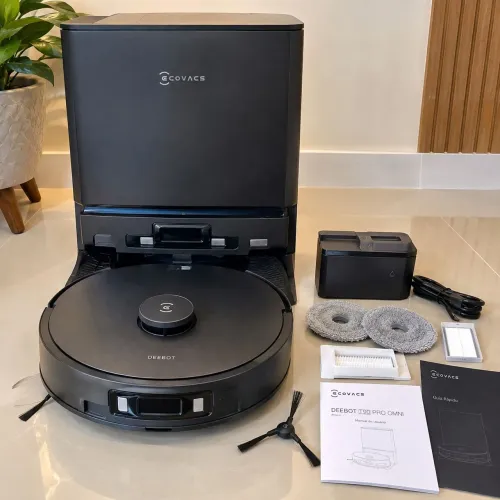 Aspirador de pó robô ? ECOVACS DEEBOT T90 PRO OMNI ? NOVO NA CAIXA