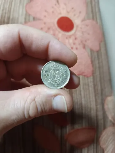 5 Pesetas Rei João Carlos 