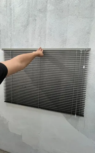 Persiana horizontal inox 
