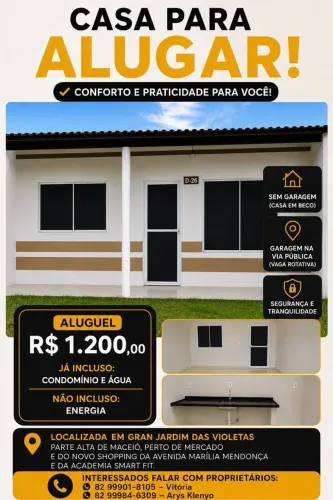 Alugo Casa Em Condomínio 