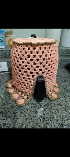 Capa de Air fryer de crochê