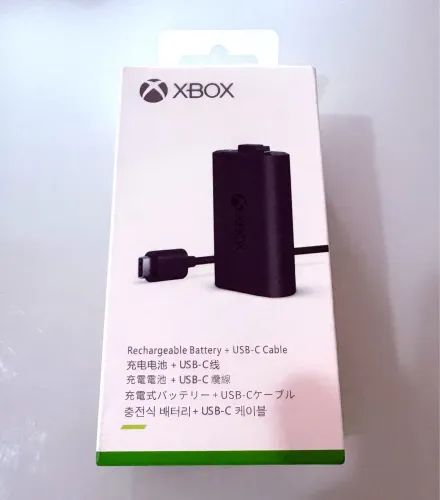Microsoft Xbox One Series X S Original Bateria Recarregável + Cabo USB C Novo + Nota