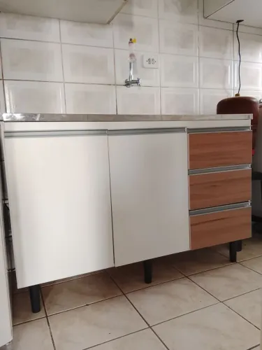 Balcão + pia inox