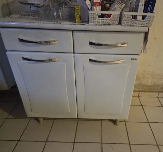 Armário de cozinha de aço