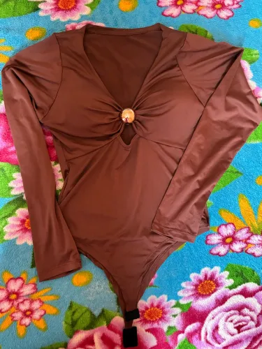Body de manga longa