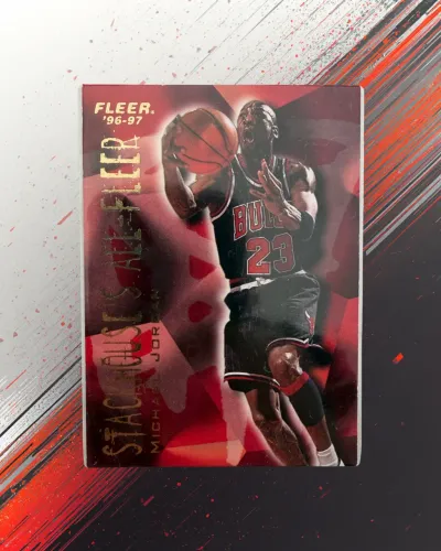 Michael Jordan Fleer 96-97 Stackhouse?s All-Fleer Insert Chicago Bulls Card
