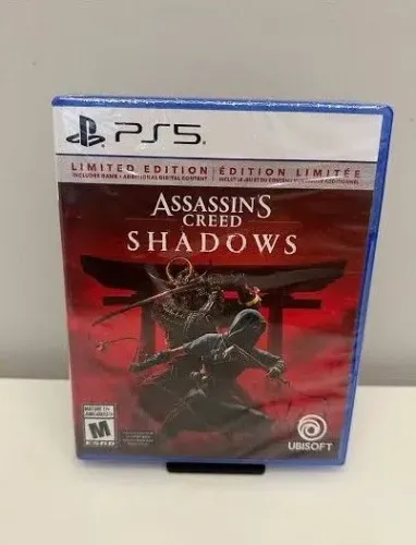 Assassin's Creed Shadows Limited Edition ps5 LACRADO NOVO