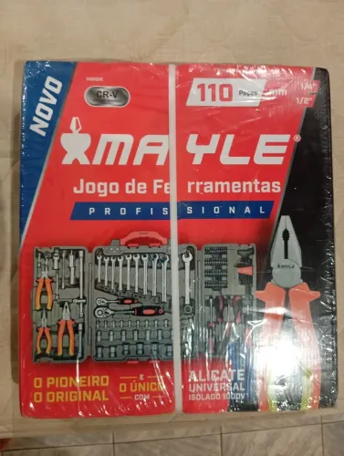 Maleta mayle 110 peças (lacrada)