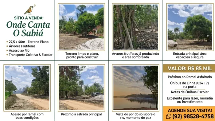 Venda de Sítio pertinho de Manaus