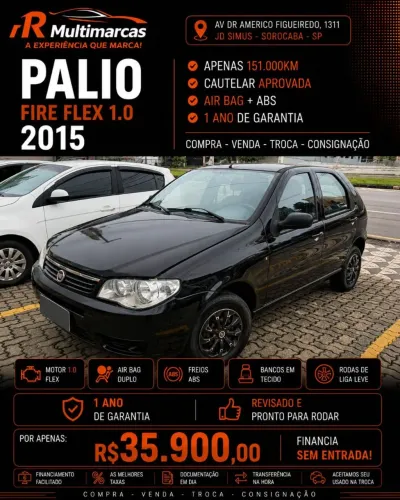 Fiat Palio Celebration 1.0 Fire Flex 8V 4P 2015