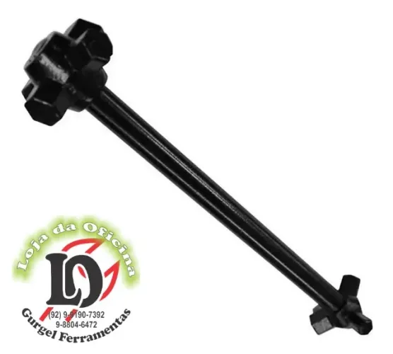 Chave pe de galinha7 pontas sextavada, 12,14,16,17, 18, 19 e 22mm - Bremen-BMN82