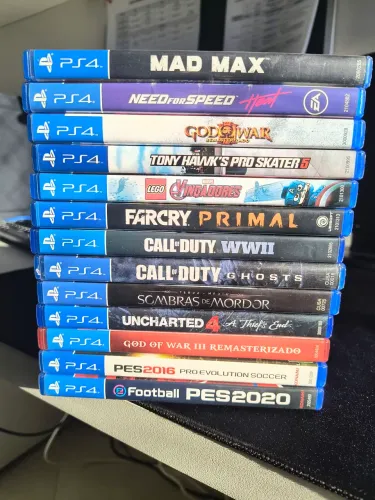 Coleção de jogos PlayStation/PS4. Leia as condições na descrição.