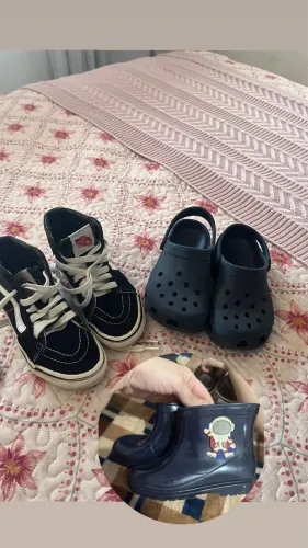 Vans skate , crocs e galocha infantil