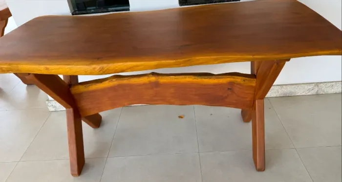 Mesa Rústica de Madeira de jaca