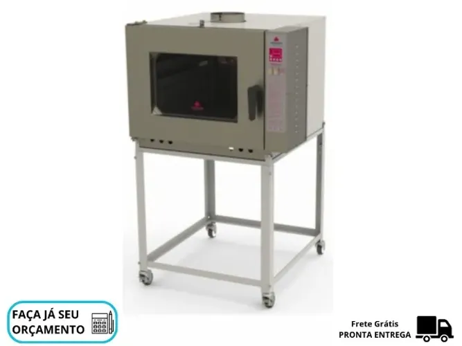 Forno Turbo 5 Esteiras a Gás Progas Novo