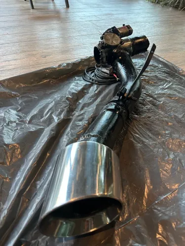 Difusor + Ponteira de inox 6 polegadas 